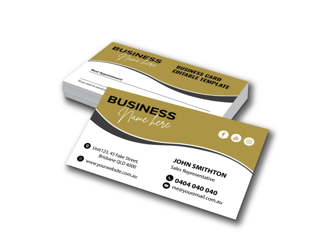 Business Card Printing Gold Coast